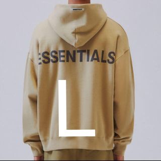 フィアオブゴッド(FEAR OF GOD)のessentials pullover hoodie BROWN Lサイズ(パーカー)