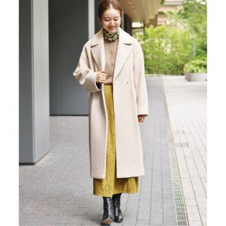 イエナ(IENA)のiena manteco 2019aw 新品 ★ サイズ38 ナチュラル(チェスターコート)