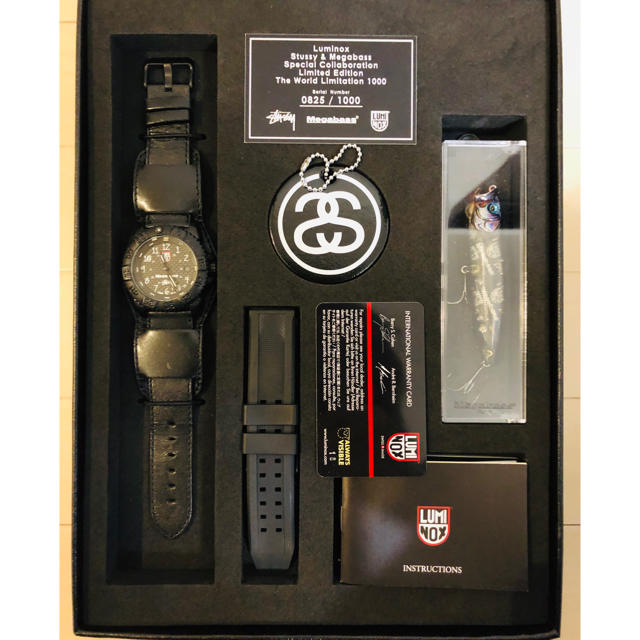 時計 シャネル 、 Luminox - Stussy/Megabass/LUMINOX Limited Watchの通販 by ハロ's shop