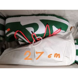 ナイキ(NIKE)の正月値下げ！Nike Dunk offwhite ダンク　オフホワイト　27cm(スニーカー)