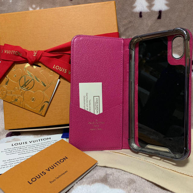 LOUIS VUITTON - 美品⭐ルイヴィトン iPhone X XS ケース フォリオ 2018年製💫✨の通販