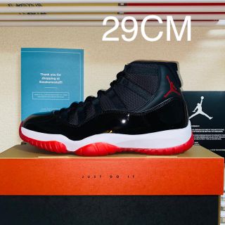 ナイキ(NIKE)のNIKE AIR JORDAN 11 RETRO “BRED” 29CM(スニーカー)