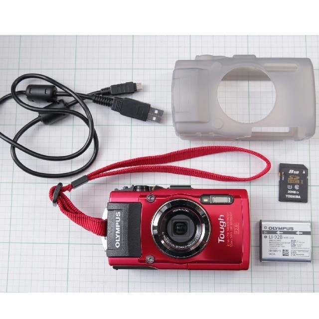OLYMPUS STYLUS TG-4 防水デジタルカメラSDカード初期化済み