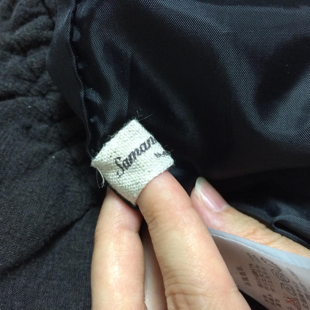 SM2(サマンサモスモス)の裾スカラップレース 綿麻ボトム レディースのパンツ(サルエルパンツ)の商品写真