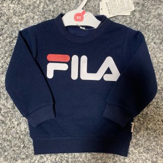 フィラ(FILA)のFILA トップス ネイビー 90cm(Tシャツ/カットソー)