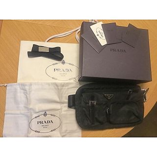 プラダ(PRADA)のプラダ　PRADA ウエストポーチ　箱付き　正規品(ウエストポーチ)