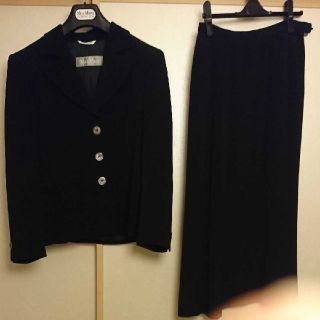 マックスマーラ(Max Mara)のMax Mara スカートジャケット＋ホコモララ ラメ入り ファー付き ニット(スーツ)