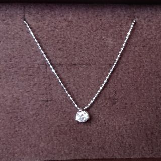 ミッシェルクラン(MICHEL KLEIN)のMICHEL KLEIN プラチナネックレス 0.18ct(ネックレス)