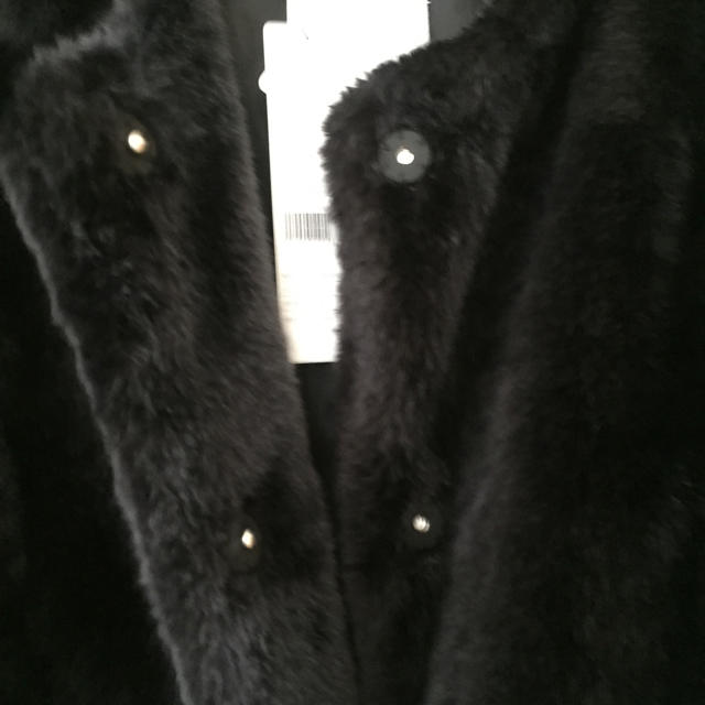 MURUA(ムルーア)のムルーア フェイクファーノーカラーコート レディースのジャケット/アウター(毛皮/ファーコート)の商品写真