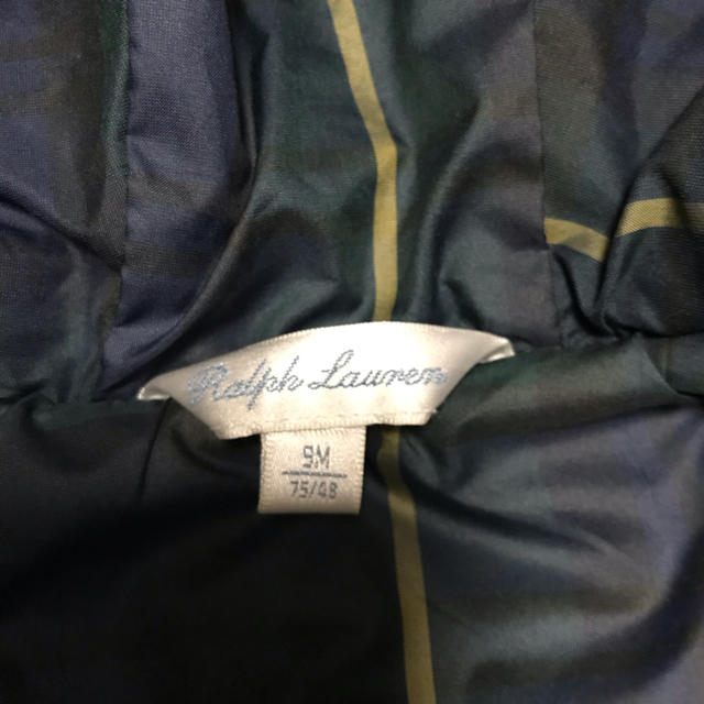 Ralph Lauren(ラルフローレン)のラルフローレン Aラインコート 9m キルティング ダウン 80cm キッズ/ベビー/マタニティのベビー服(~85cm)(ジャケット/コート)の商品写真