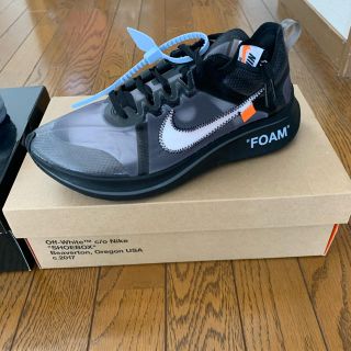 オフホワイト(OFF-WHITE)のTHE 10 NIKE ZOOM FLY 27cm(スニーカー)