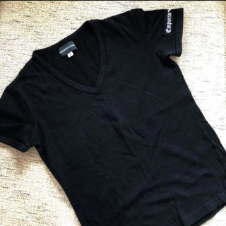 エンポリオアルマーニ(Emporio Armani)のEA 黒Vネック Tシャツ(Tシャツ(半袖/袖なし))