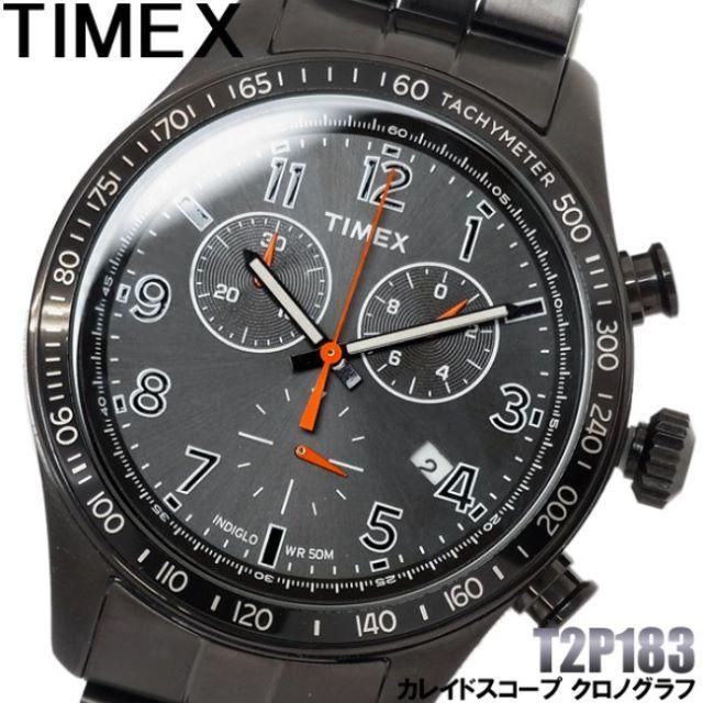 TIMEX - タイメックス時計☆ブラックメタリックを基調とした精悍なデザイン☆の通販 by ハワイ2's shop