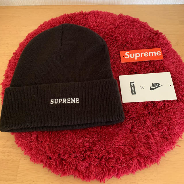 supreme × nike beanie ニット帽 ビーニー boxlogo