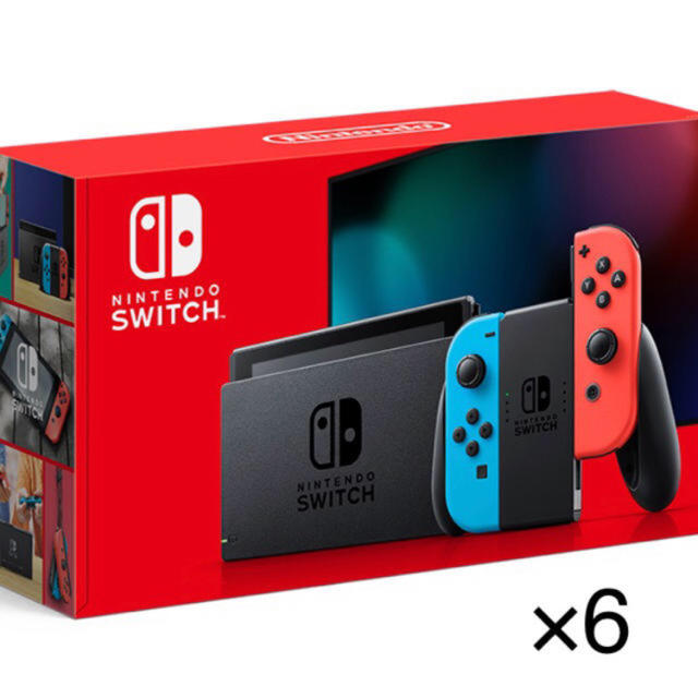 Nintendo Switch(ニンテンドースイッチ)の任天堂switch ネオン×6 エンタメ/ホビーのゲームソフト/ゲーム機本体(家庭用ゲーム機本体)の商品写真