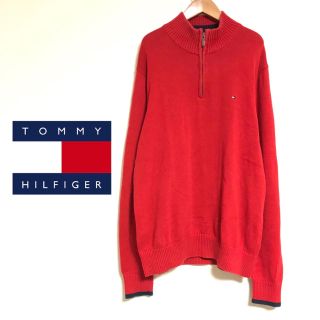 トミーヒルフィガー(TOMMY HILFIGER)のTommy Hilfiger トミーヒルフィガー プレミアムコットンニット　ロゴ(ニット/セーター)