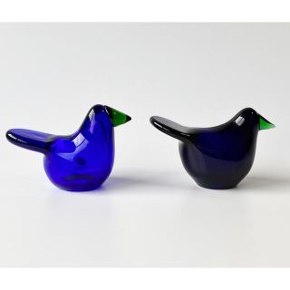 イッタラ(iittala)のシエッポ ブルー オイバ・トイッカ バード ヌータヤルヴィ イッタラ(置物)