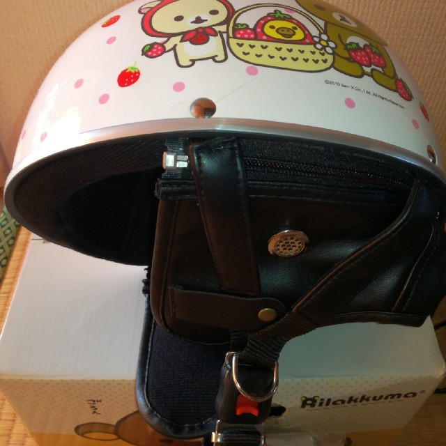 未使用　リラックマ　ビンテージ　ヘルメット 自動車/バイクのバイク(ヘルメット/シールド)の商品写真