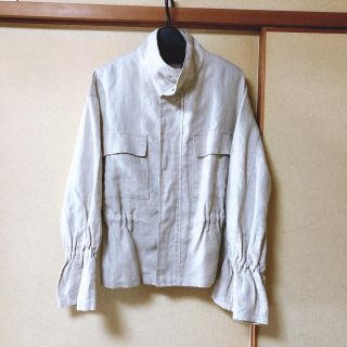 フレイアイディー(FRAY I.D)の2019ss FRAY I.D リネンショートジャケット(ブルゾン)