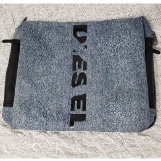 ディーゼル(DIESEL)のDIESELメンズ、デニムクラッチバッグ(セカンドバッグ/クラッチバッグ)