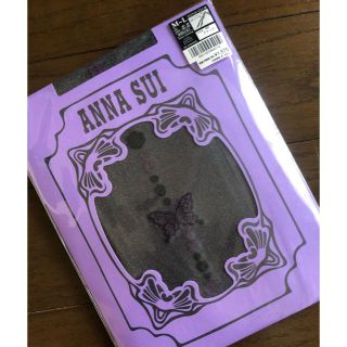 アナスイ(ANNA SUI)の新品アナスイストッキング　バタフライローズライン柄　M-L(タイツ/ストッキング)