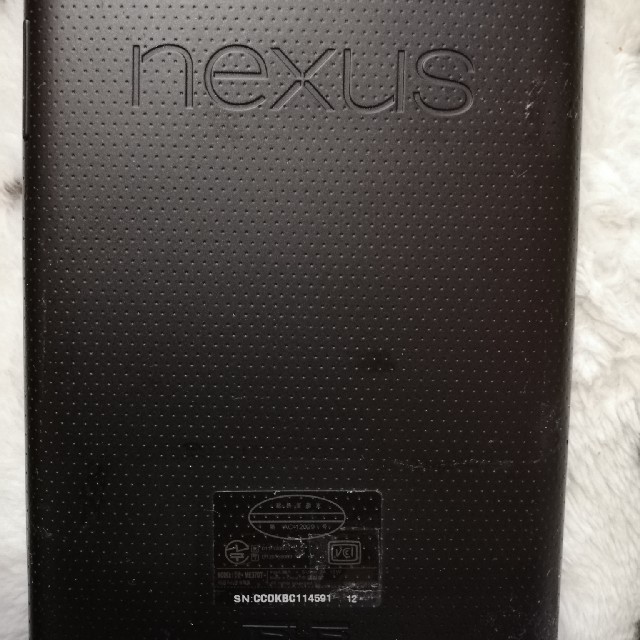 Used/ Google Android対応Nexus7 タブレット