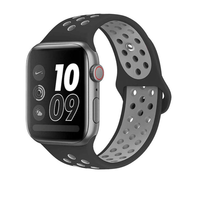 Apple Watch(アップルウォッチ)の新品 42/44㎜ アップルウォッチ スポーツバンド 交換バンド シリコン製 スマホ/家電/カメラのスマホ/家電/カメラ その他(その他)の商品写真