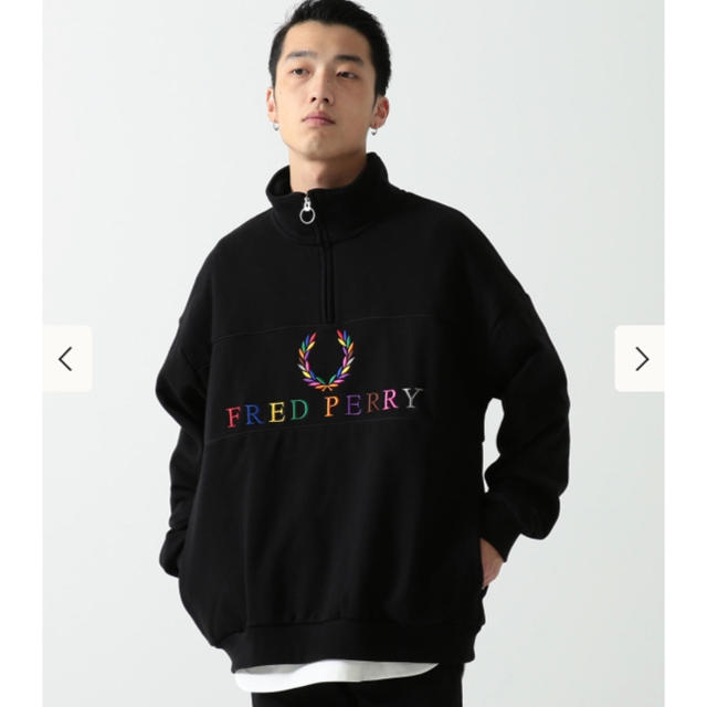 FRED PERRY フレッドペリー　ハーフジップ　ジップアップ