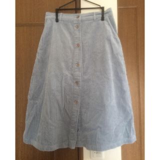 ダブルクローゼット(w closet)のコーデュロイスカート(ひざ丈スカート)