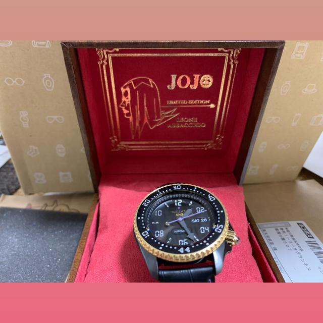 ジョジョの奇妙な冒険 黄金の風 SEIKO 時計