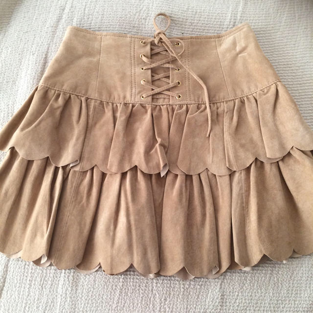 Honey mi Honey(ハニーミーハニー)のハニーミーハニースエードスカート レディースのスカート(ミニスカート)の商品写真