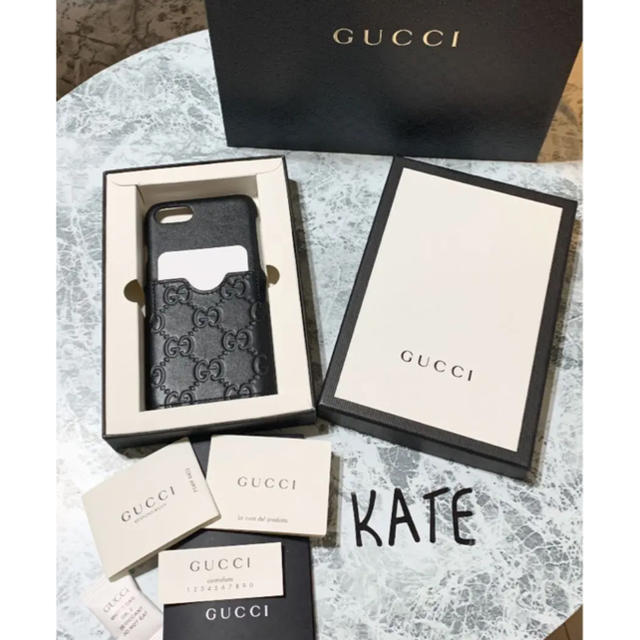 Gucci - 新品未使用　GUCCI iPhoneケース　iPhone 7/8/ 6s 04の通販 by kate's shop