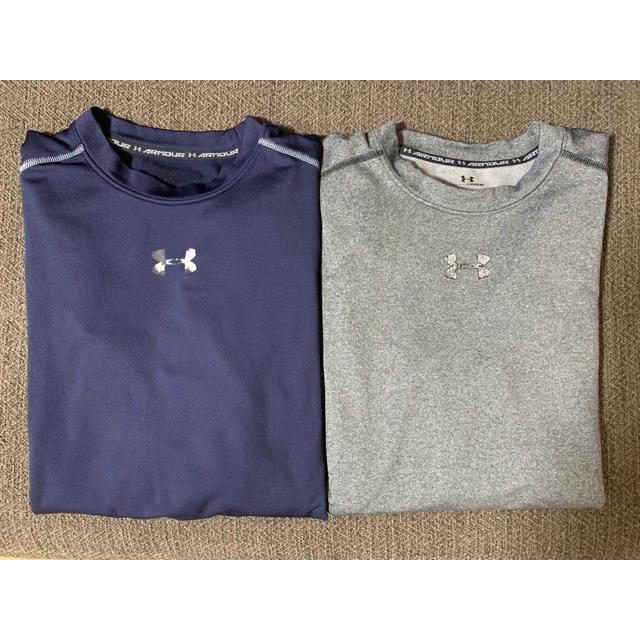 UNDER ARMOUR(アンダーアーマー)のアンダーアーマー　メンズインナー2枚セット　加圧　裏起毛 スポーツ/アウトドアのトレーニング/エクササイズ(トレーニング用品)の商品写真