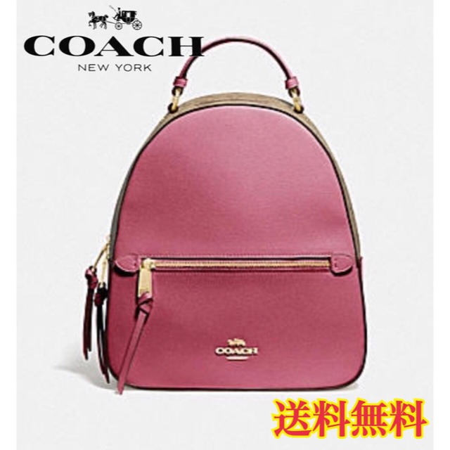 COACH(コーチ)の❤️新品❤️COACH コーチ バックパック リュック シグネチャー ルージュ レディースのバッグ(リュック/バックパック)の商品写真