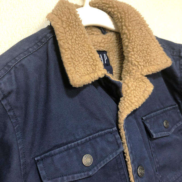 GAP Kids(ギャップキッズ)のGAP キッズ　ボアブルゾン  キッズ/ベビー/マタニティのキッズ服男の子用(90cm~)(ジャケット/上着)の商品写真