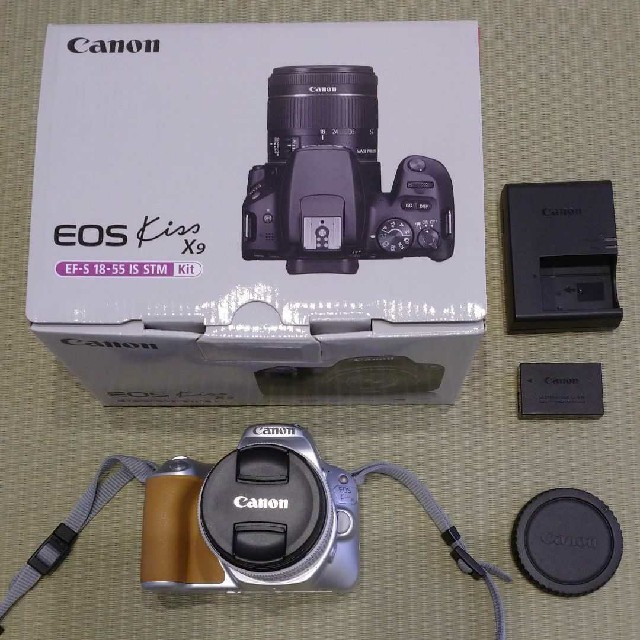 Canon - kissx9 EF-S18-55 IS STM レンズキット シルバーの通販 by ...