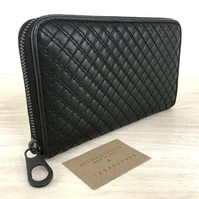 116718ln | Bottega Veneta - 極美品 ボッテガ・ヴェネタ ラウンドファスナー長財布 ブラック 84の通販 by ちー's shop