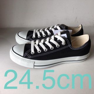 コンバース(CONVERSE)の新品　コンバース　オールスター　OX  BK ブラック　24.5cm(スニーカー)