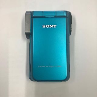 ソニー(SONY)のSONY HANDYCAM HDR-GW77V 防水 ブルー オプション付属(ビデオカメラ)