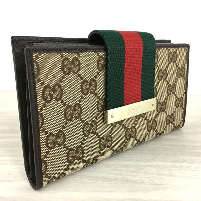 gmt master ii - Gucci - 未使用品 グッチ 長財布 GGキャンバス シェリー 314の通販 by ちー's shop