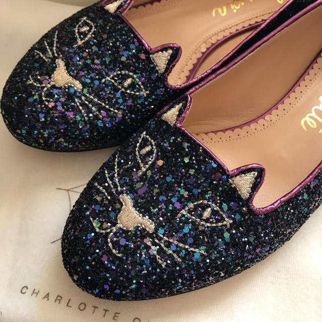 Charlotte Olympia(シャルロットオリンピア)のCHARLOTTE OLYMPIA  シャルロットオリンピア　グリッターシューズ レディースの靴/シューズ(ハイヒール/パンプス)の商品写真