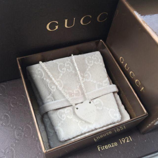 Gucci - ☆新品☆未使用☆Gucci グッチ ハートモチーフネックレスの通販 by mimi's shop