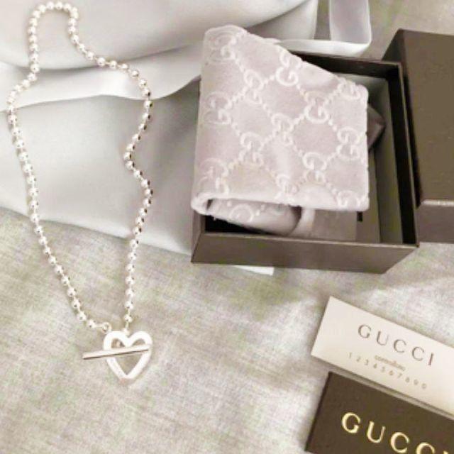 Gucci - ☆新品☆未使用☆Gucci グッチ トグルハートボールチェーンネックレスの通販 by mimi's shop