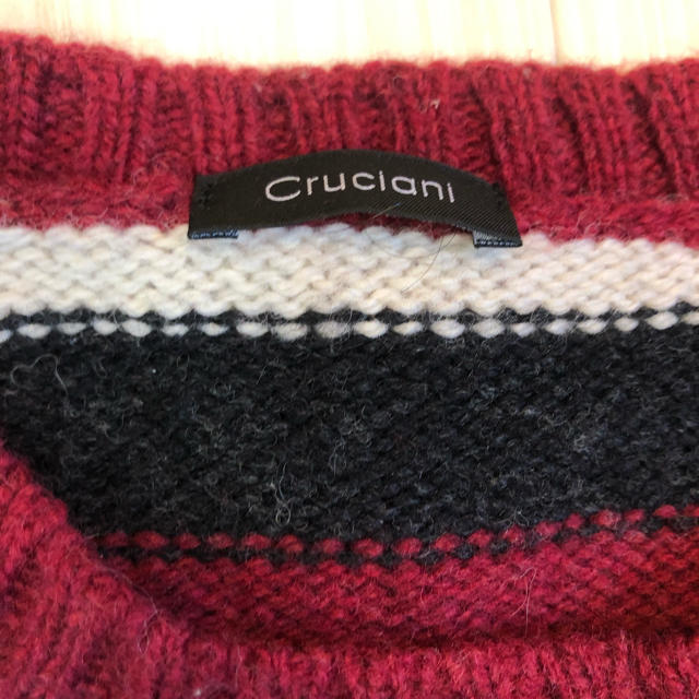 Cruciani(クルチアーニ)のクルチアーニ　ボーダーニットベスト メンズのトップス(ニット/セーター)の商品写真