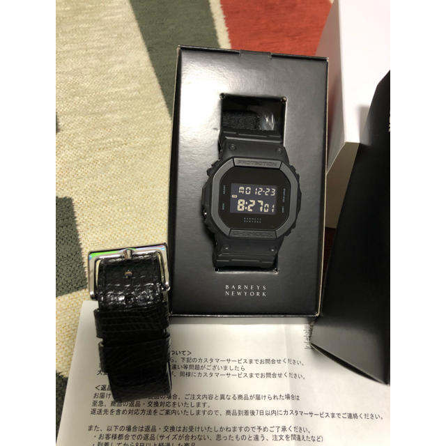 BARNEYS NEW YORK G-SHOCK DW-5600 リザードレザー