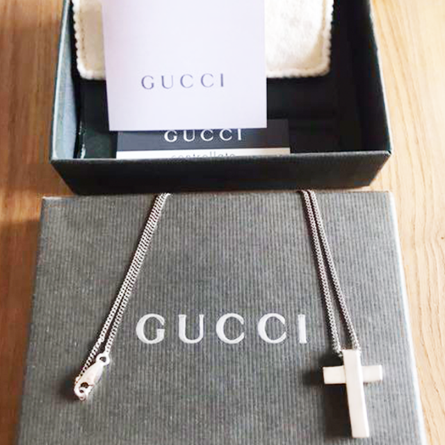 Gucci - ☆新品☆未使用☆Gucci グッチ クロスネックレス2の通販 by mimi's shop