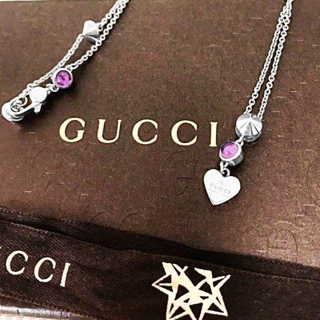 nasa 腕 時計 - Gucci - ☆新品☆未使用☆Gucci グッチ ハートアメジストネックレスの通販 by mimi's shop