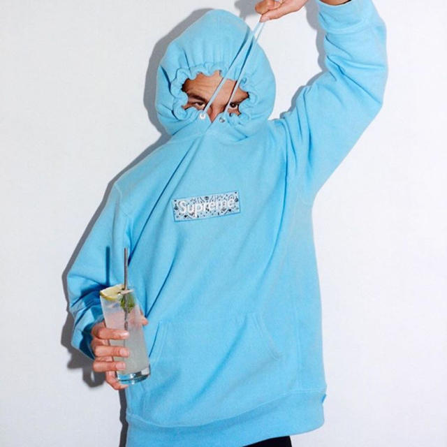 【M】Bandana Box Logo Hooded Sweatshirt