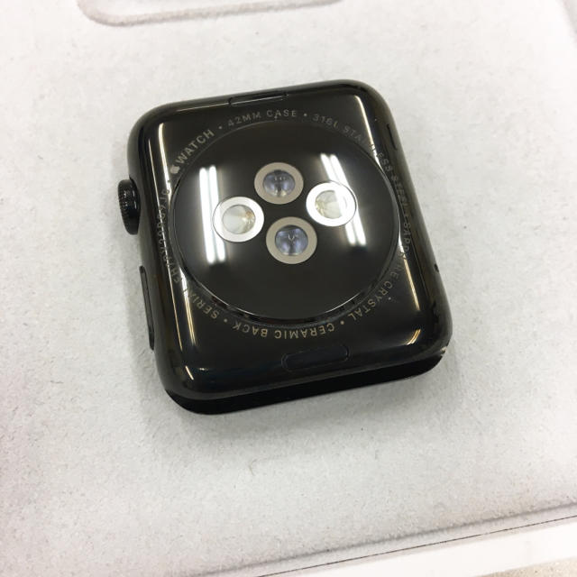Apple Watch - Apple Watch Blackstainless アップルウォッチ 42mmの通販 by トロコスのお店｜アップルウォッチならラクマ 特価安い