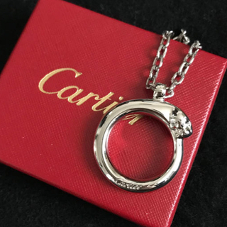 カルティエ(Cartier)のカルティエ パンテール キーリング パンサー キーホルダー チャーム ネックレス(キーホルダー)
